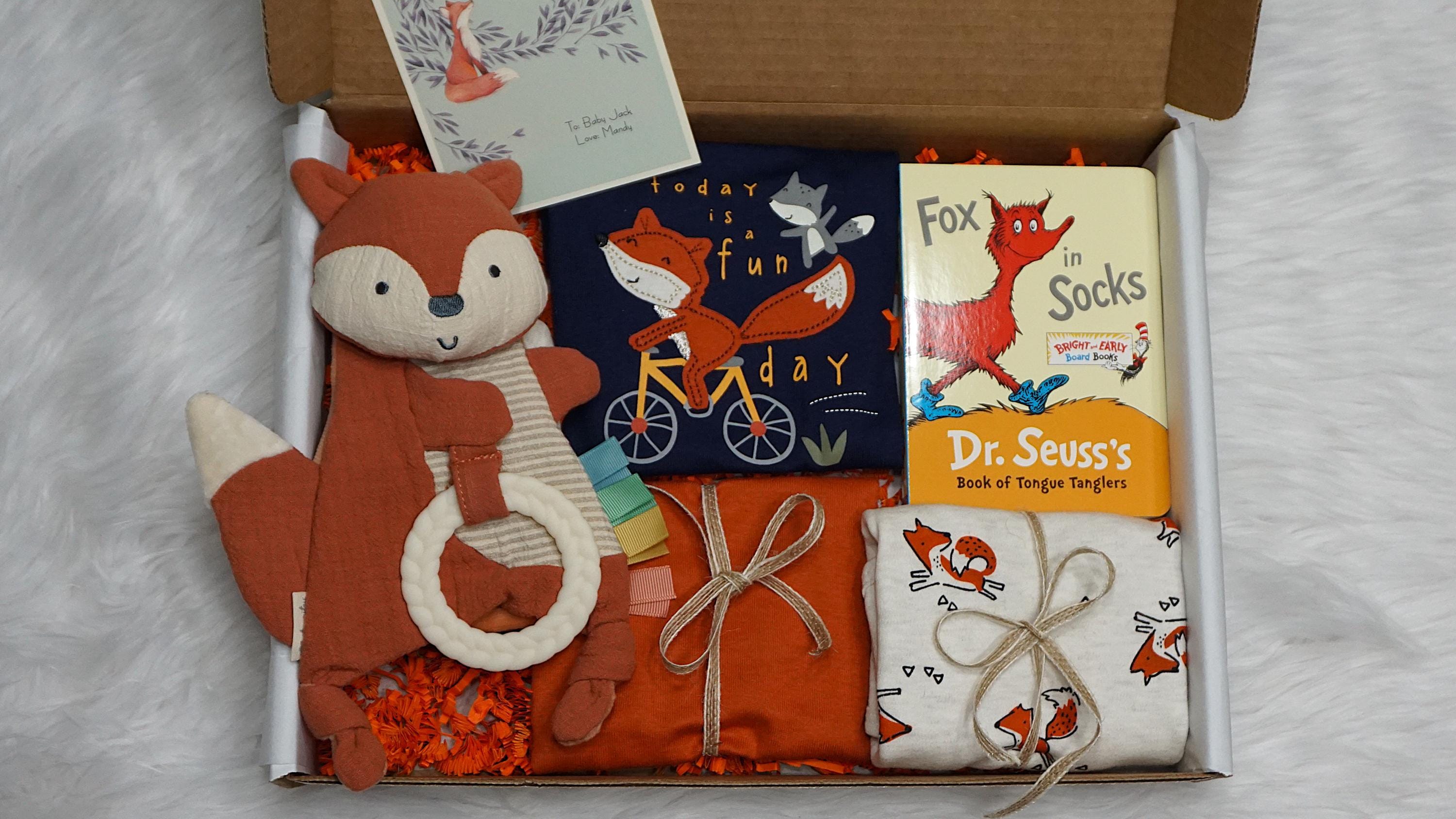 New Grandson Gift Box, Baby Shower Gift Set, , Welcome Baby Boy Gift Basket , Unique Baby Gift,New baby gift, Gift For New Parents.