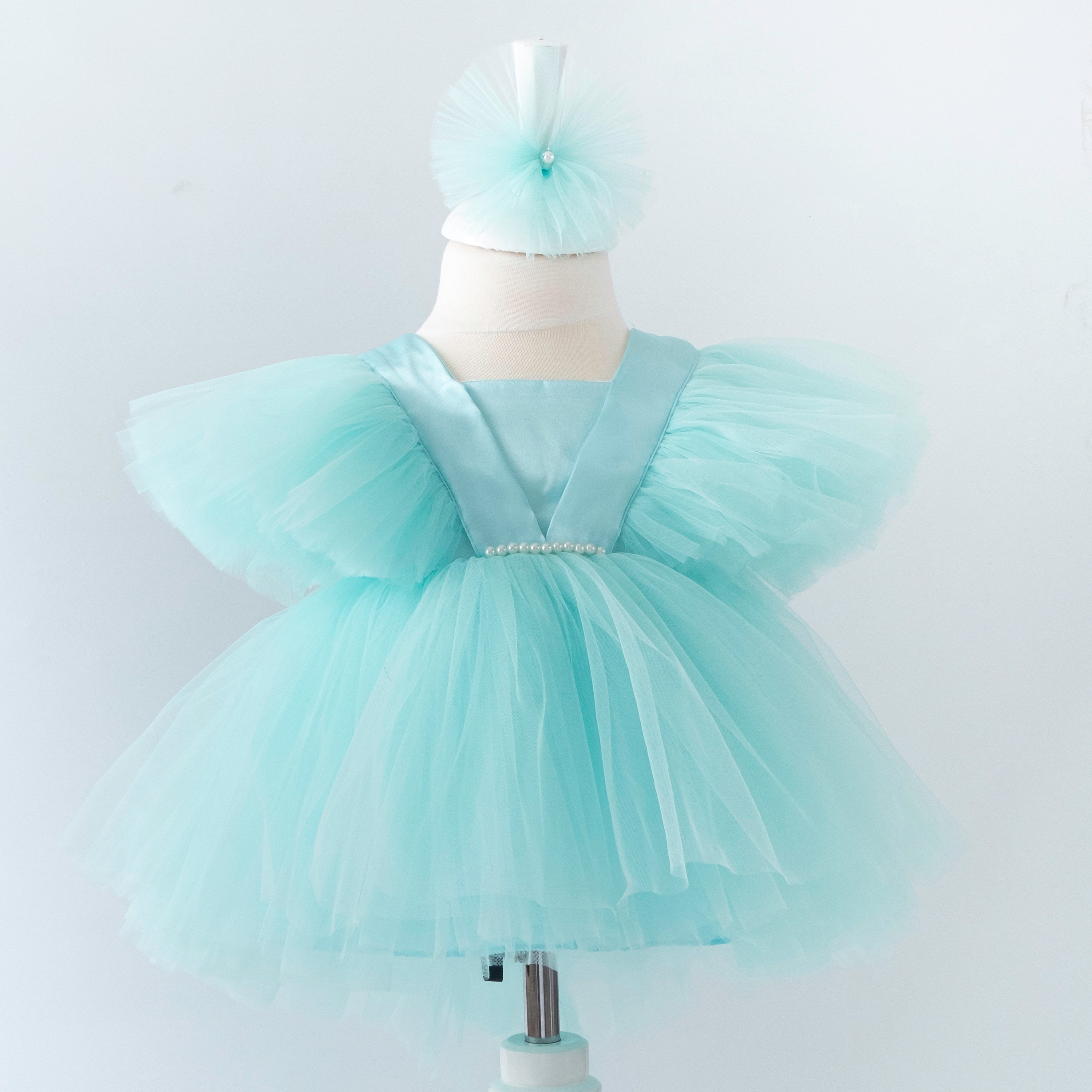 Tulle Party Wear For Months Baby Girl Baby Girl Clothes 0-3 Months Flutter Sleeves Junior Tulle Party Wear For Months Baby Girl Baby Girl Clothes 0-3 Months Flutter Sleeves Junior