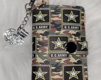 Vintage US Army Wallet Brown Stamped Wallet Vintage Militar a Etsy