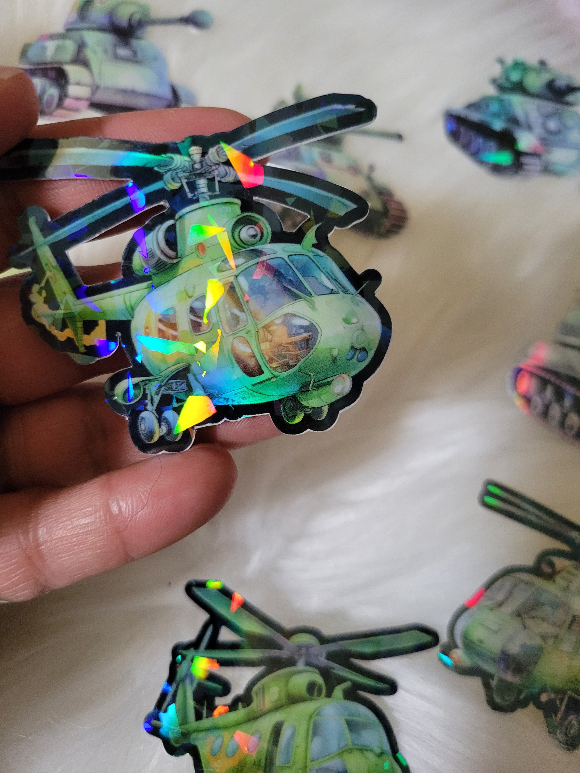 Army Tanks and Choppers Sticker Set - Etsy