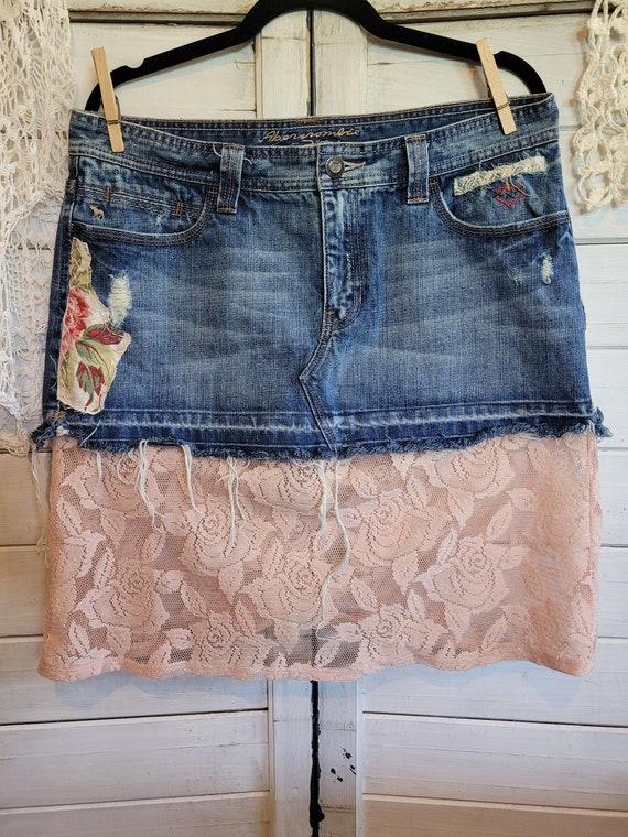Abercrombie top overall skirt