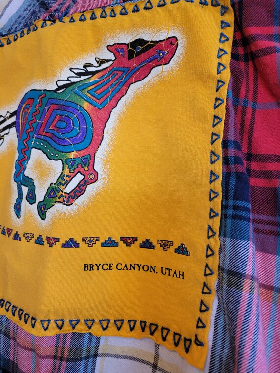 American Eagle Red Flannel Upcycle 