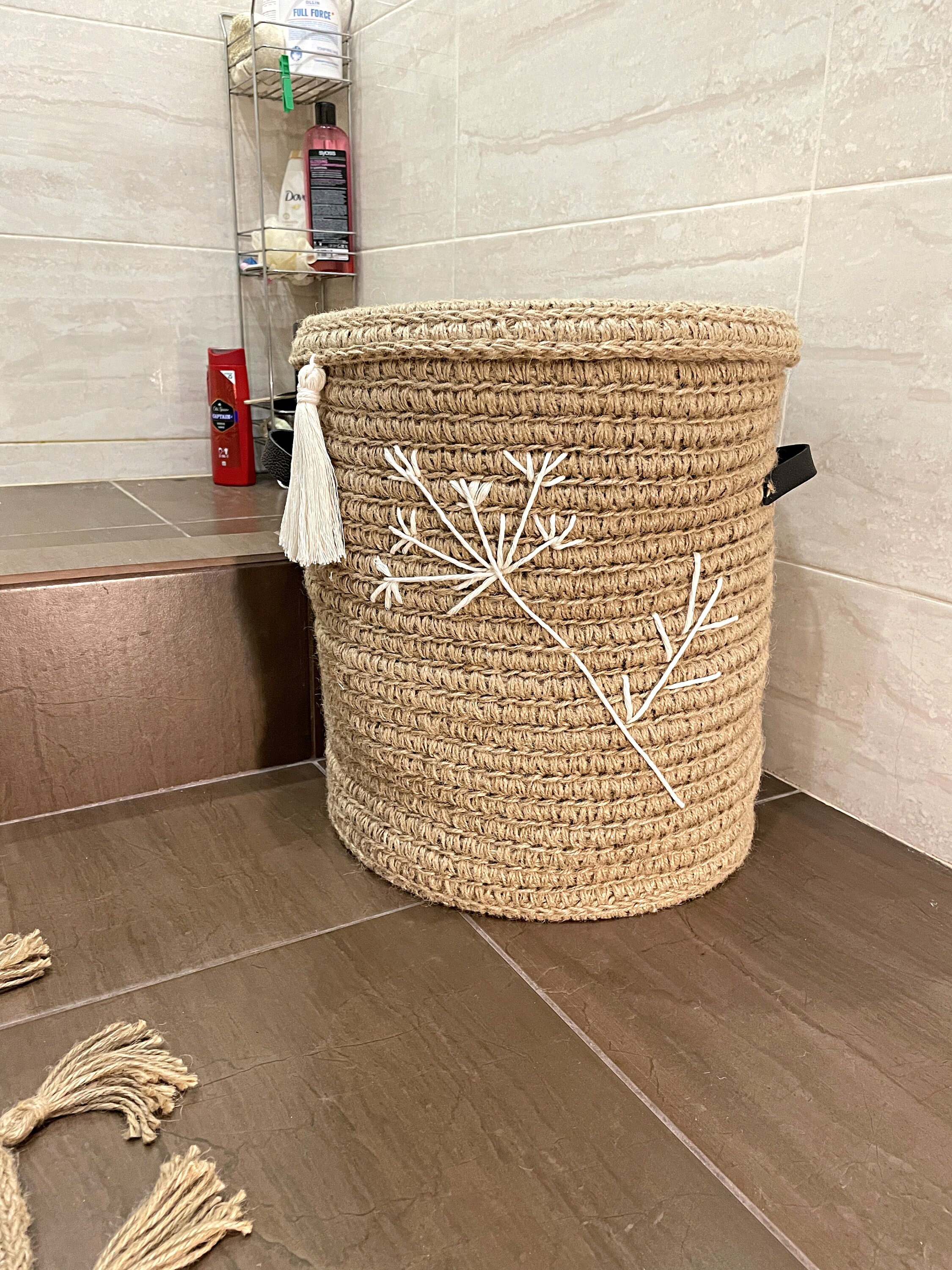Ecofriendly large laundry basket with lid Clothes Hamper for Etsy