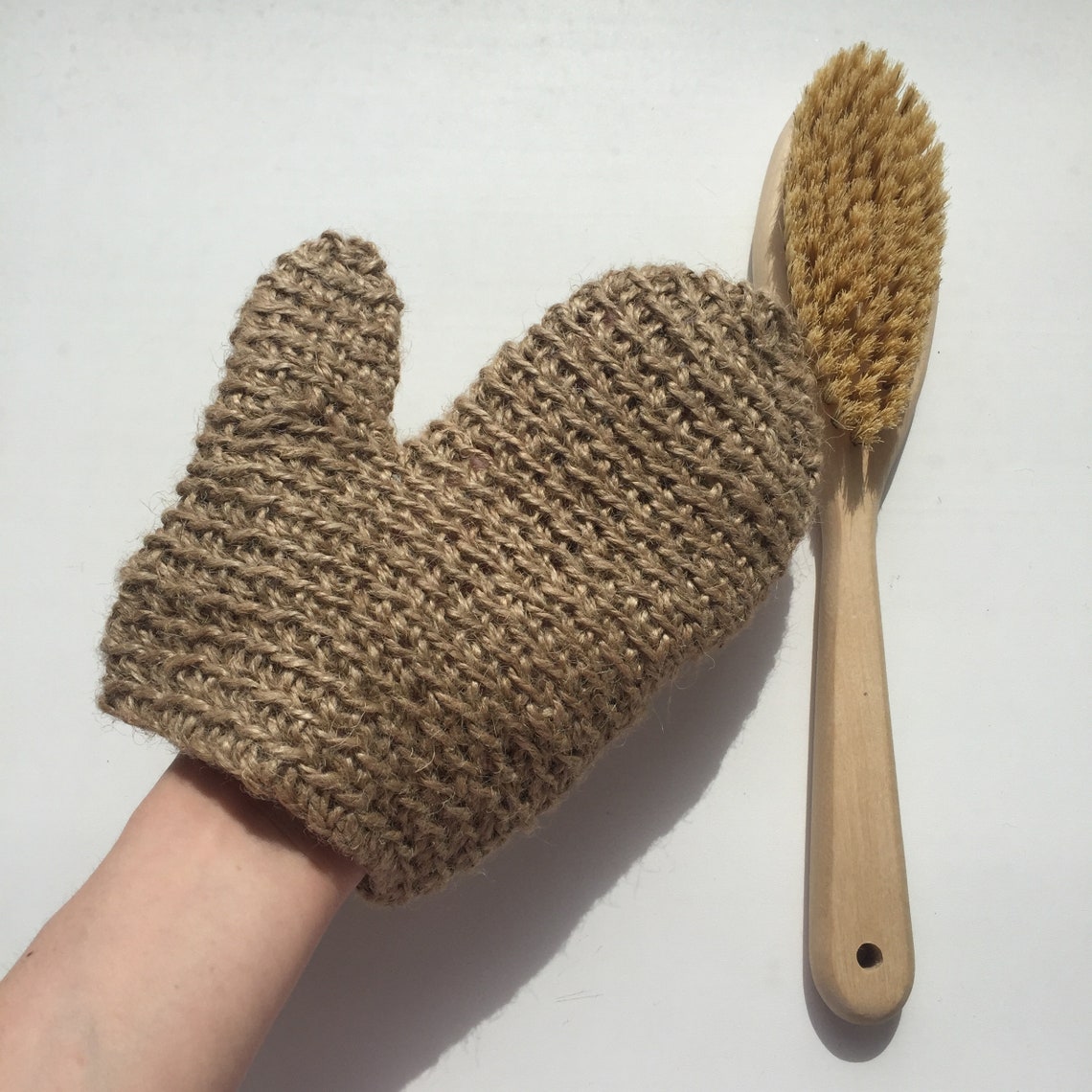 Body Scrub Glove Washcloth glove Natural skin exfoliator Etsy
