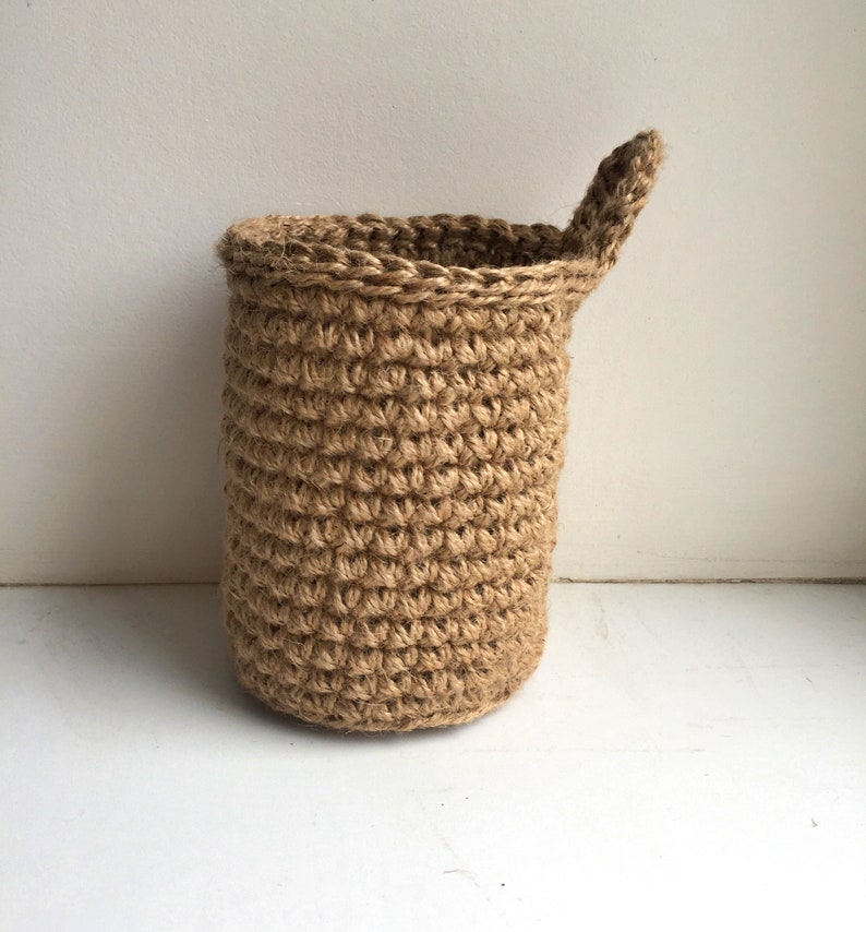 Wall hanging basket Kitchen Bathroom basket Wall Small Etsy