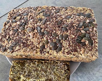 Natural Buckwheat and Millet Gluten Free Bread, Organic Natural Vegan Snack Sandwich Survival Prepping Bread - Camping Hiking Appetizer