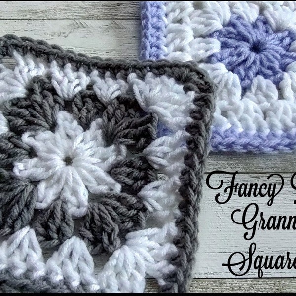 PDF granny square, fancy Basic granny square, Mother's Day gift