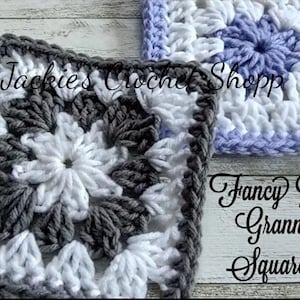 PDF granny square, fancy Basic granny square, diy craft, diy crochet, granny square
