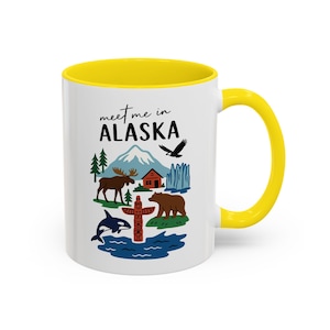 Alaska Adventure Coffee Mug | Travel Souvenir Cup, Nature Lover Gift, Fun Kitchenware, Retro Style, Personalized Drinkware, Alaska Cruise