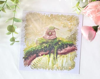 Art Print – Rest and Trust | 14 x 14 cm