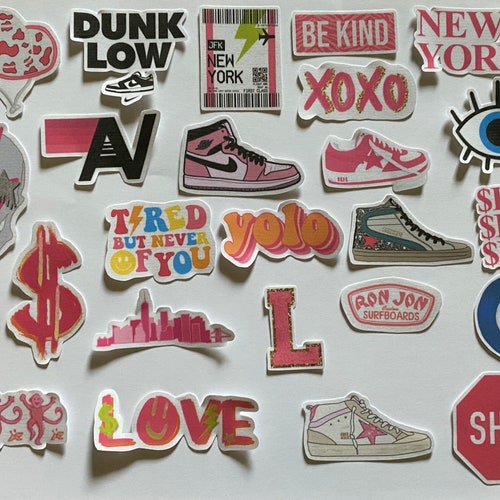Preppy Sticker Pack Etsy
