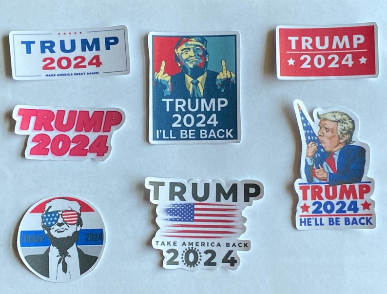 Trump 2024 Sticker Pack Etsy