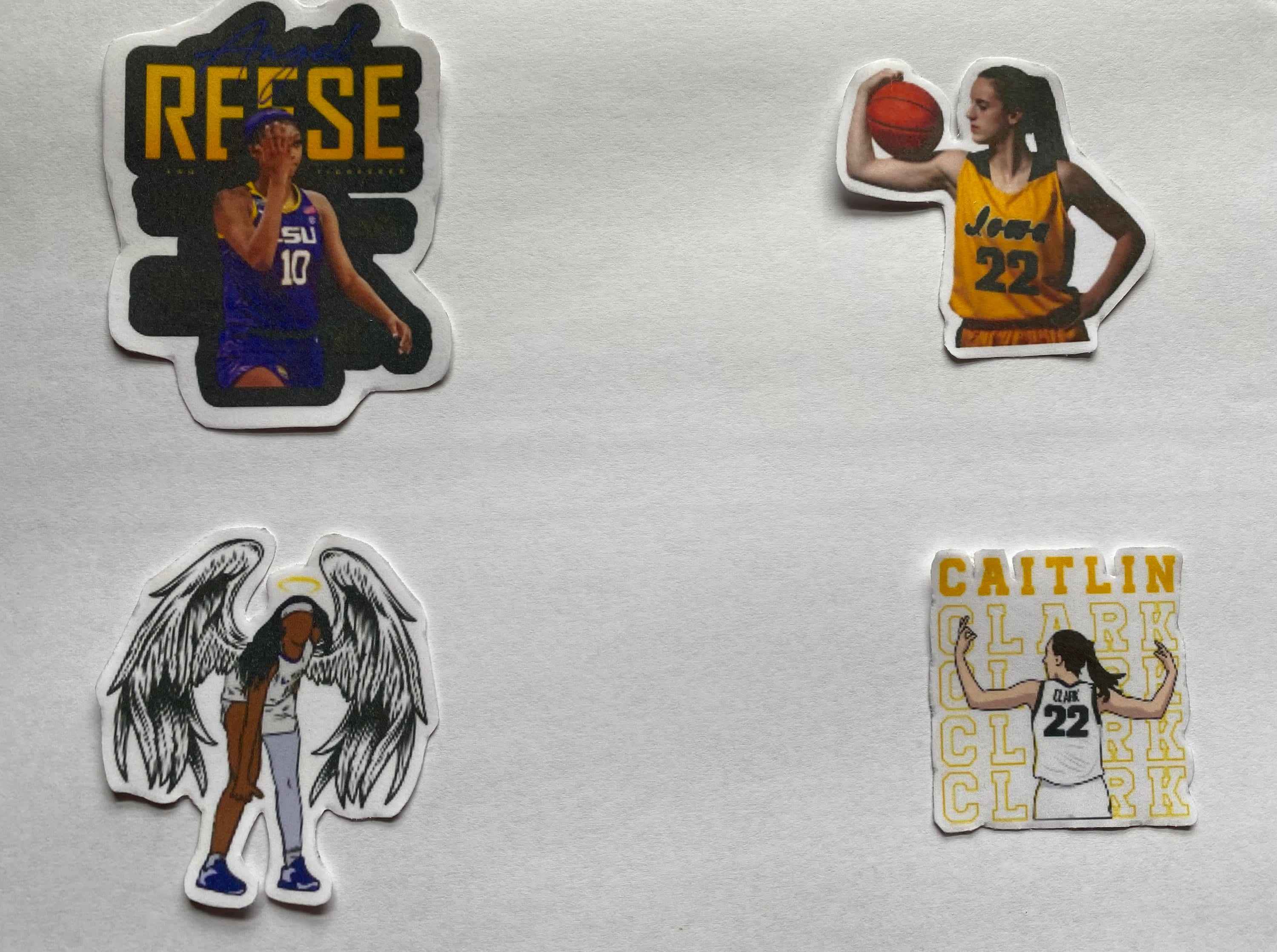 Angel Reece Sticker Angel Reese Vs. Caitlin Clark Sticker Pack - Etsy