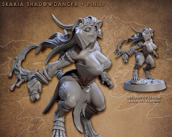 Skaria Shadowdancer | Medium | 32mm | Artisan Guild | Sandfang Ratkin