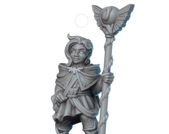 Gnome Healer | Medium | 32mm Scale | Vae Victis | The Magic Academy | TTRPG | Dungeons and Dragons | Pathfinder