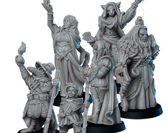 The Magic Academy | Medium | 6 Options | 32mm Scale | Vae Victis | TTRPG | Dungeons and Dragons | Pathfinder
