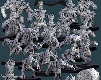 Magmhorin - Krun-ghaz Firehands on Lammasu by Lost Kingdom