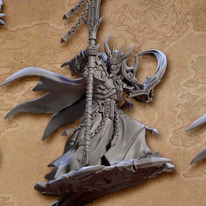 Aamon on Daemon Kerubim | Medium/Large | 32mm Scale | The Demon King Spawn | Artisan Guild
