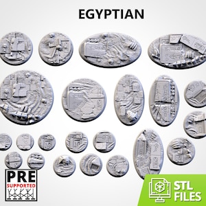 Egyptian | Resin Bases | Txarli