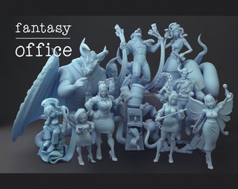 Fantasy Office | Medium-Large | DND | Twin Goddess Miniatures