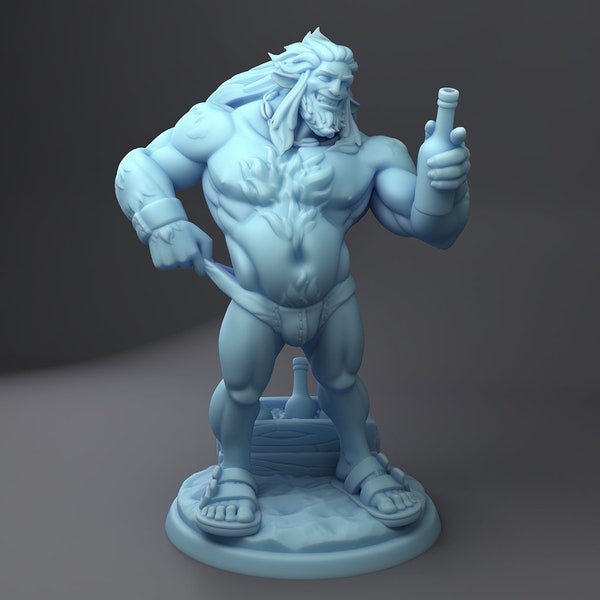 Grub | Orc Bather | Medium | Beach Week | Twin Goddess Miniatures