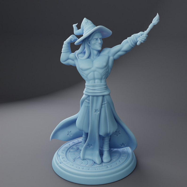 Buff Wizard Medium DND Twin Goddess Miniatures image 2