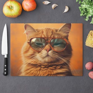 Cool Cat 2 Cutting Board