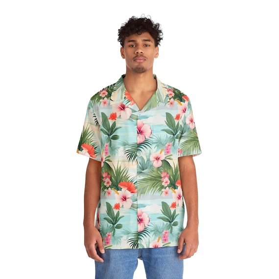Outfit Camisa Hawaiana Hombre Camisas Ropa Para Fiesta Hawaiana