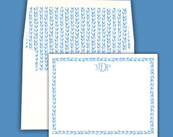 Personalized Stationery | Blue Watercolor Notecards | Thank You Note | Stationary Set | Custom Stationary | Mother’s Day Gift