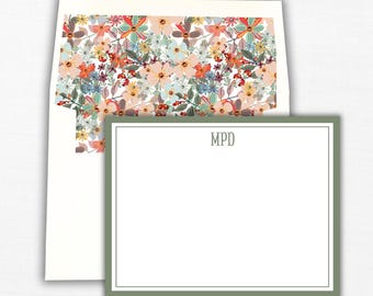 Personalized Stationery | Custom Floral Notecards | Thank You Note | Stationary | Mother’s Day Gift