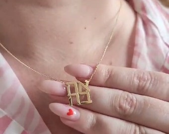 Ahava gold necklace