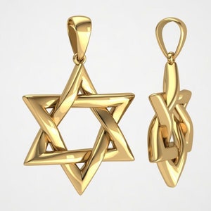 Pendentif carte d'Israël en or