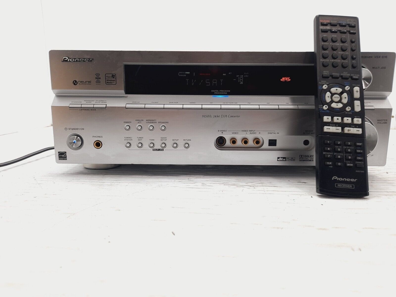 Vintage Pioneer VSX816K 7.1 Ch Surround Sound Home Theatre FM