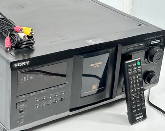 SONY CDP-C445 回転式5連装CDプレーヤー【美品・リモコン付】 SONY CDP-C445 回転式5連装CDプレーヤー【美品・リモコン付】
