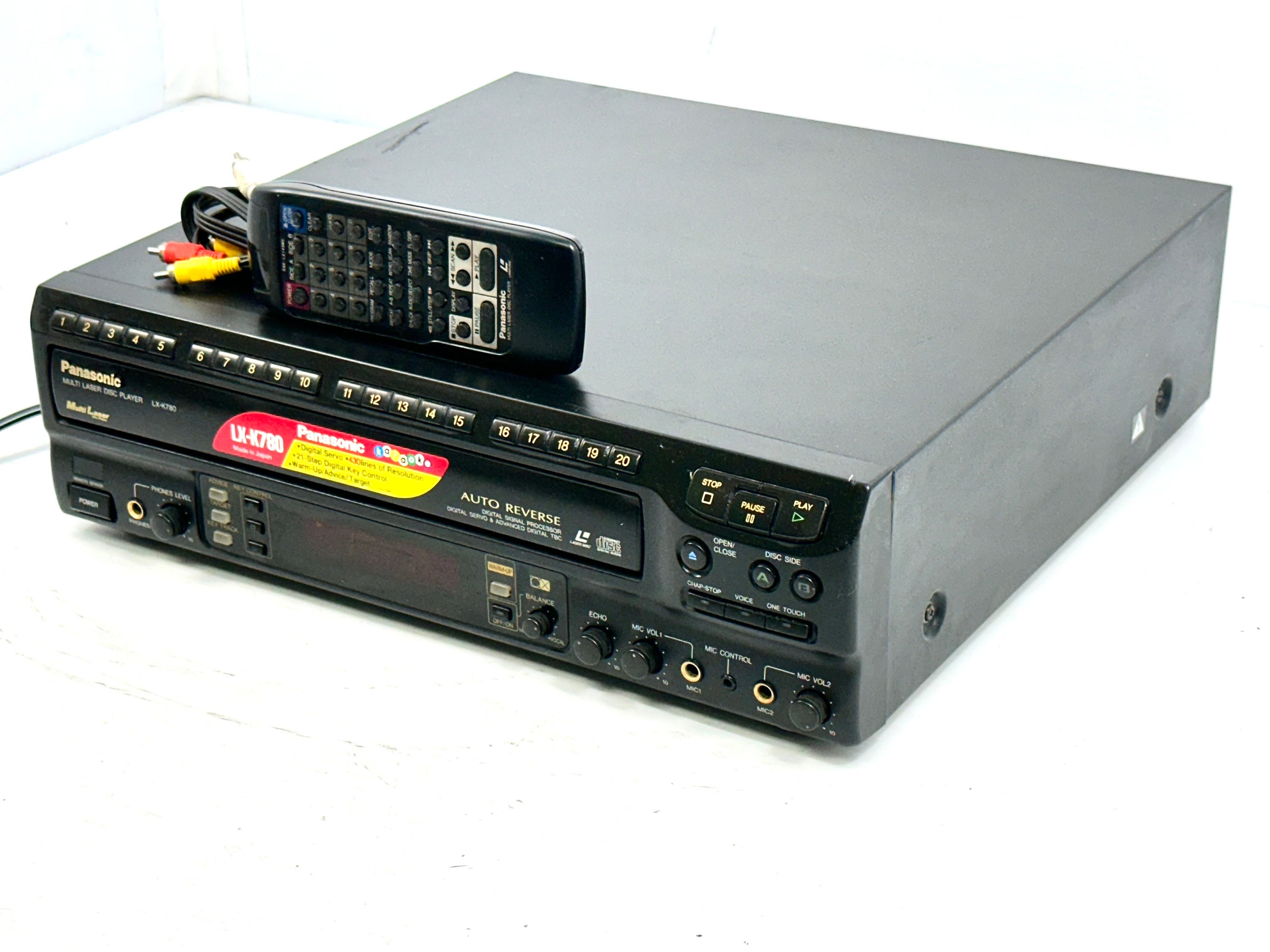 引き渡しのみ　Panasonic PC-700 ORDER CD80's Vintage PANASONIC LX-K780 Multi-laserdisc Player Karaoke