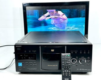 Vintage Pro Refurb Sony CDP-CX681 Mega Storage Jukebox 200 CD