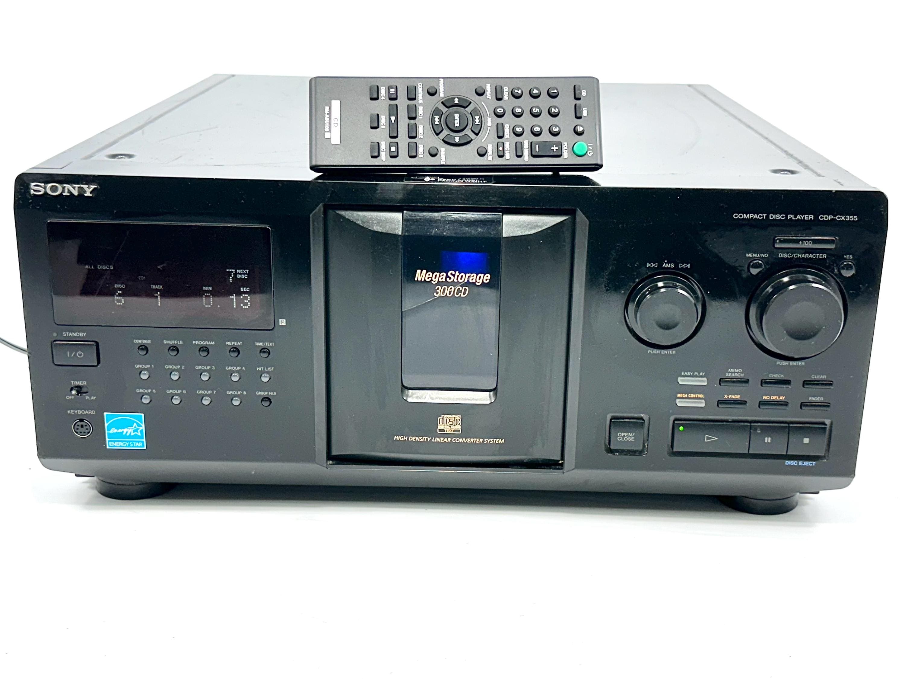 Vintage Pro Refurb Sony Cdp-cx355 Megastorage 300-disc CD Changer