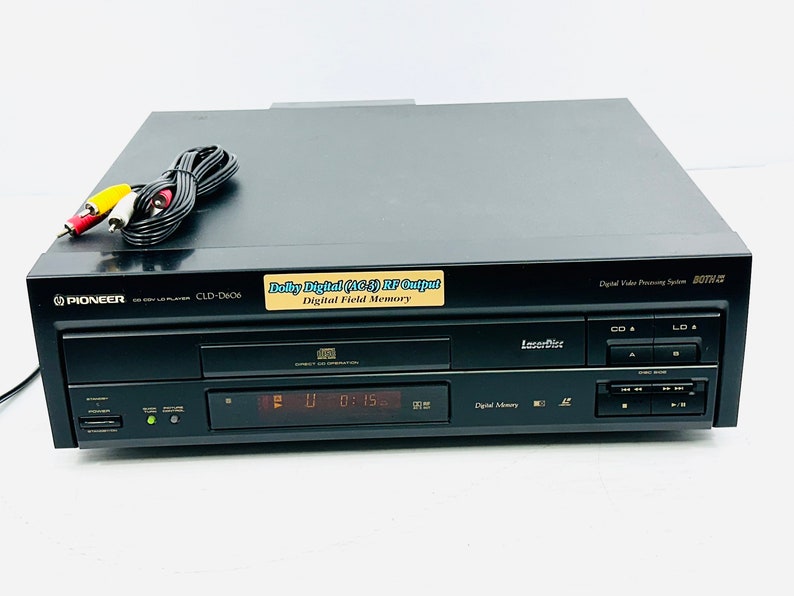Vintage Pioneer DVD/CD Laserdisc Player CLDD606 Tested and Working