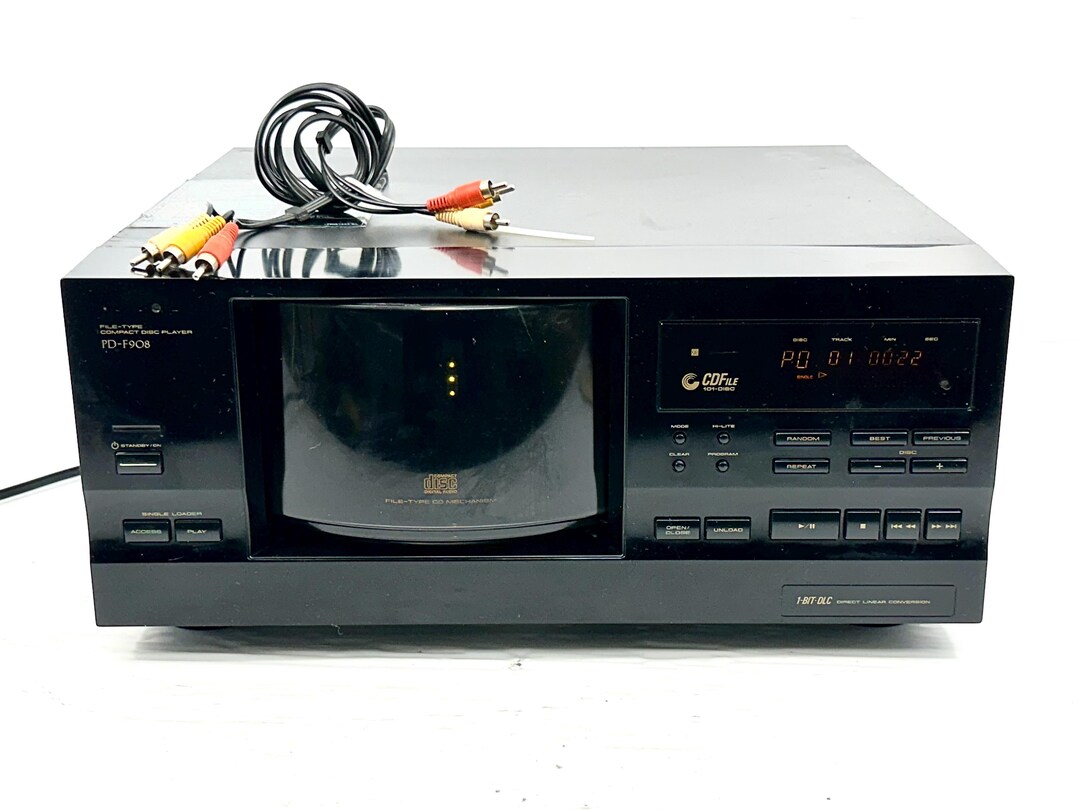 Vintage Pro Refurb Pioneer PD-F908 File Type Compact Disc Player