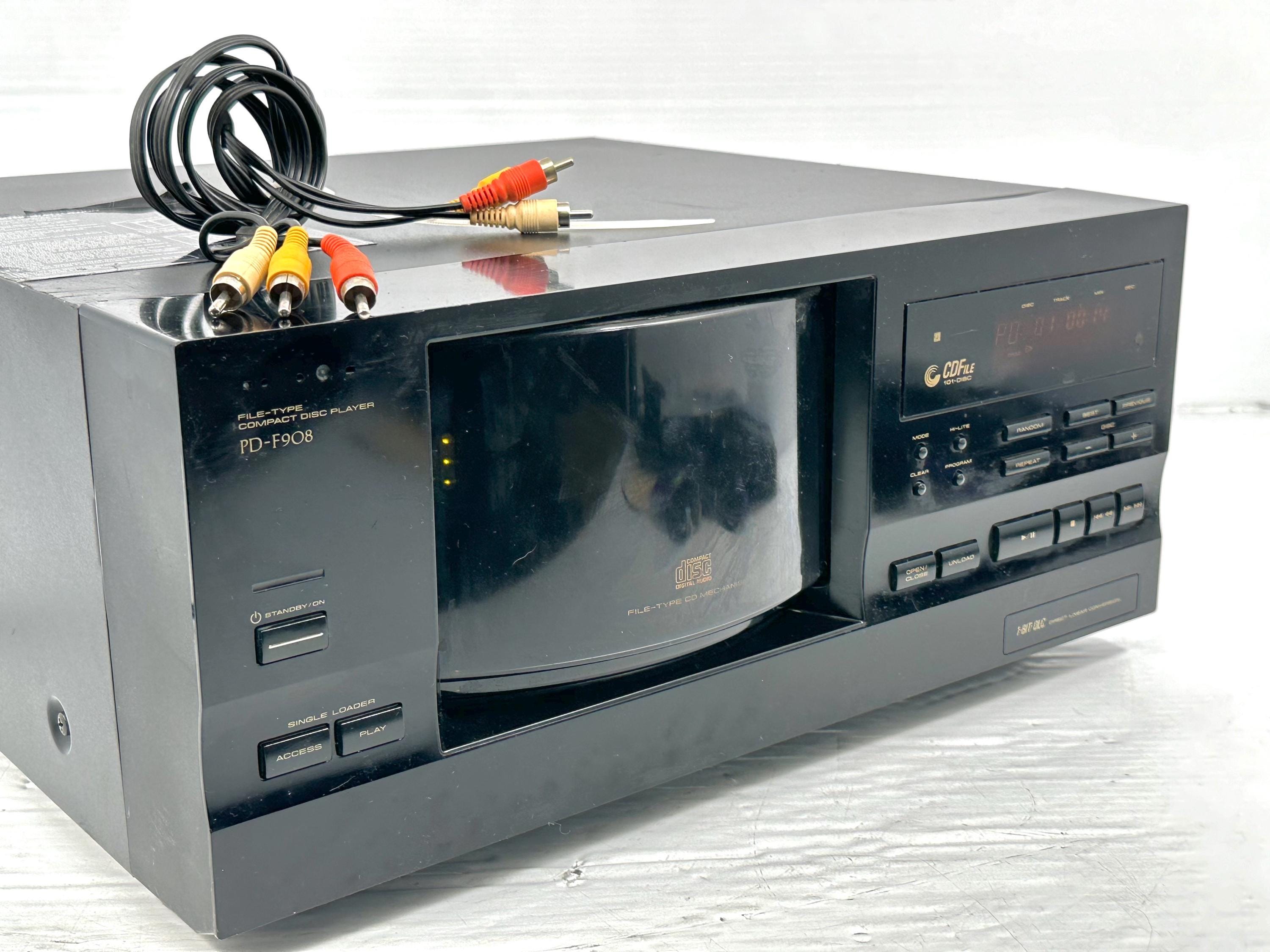 Vintage Pro Refurb Pioneer PD-F908 File Type Compact Disc Player