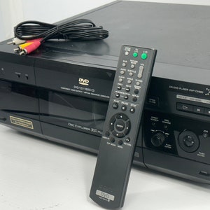 Vintage Sony DVP-CX860 Disc Explorer 300+1 DVD/CD Changer/player