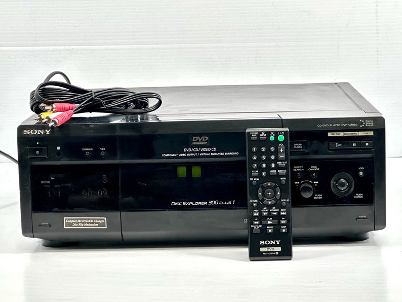 Vintage Sony DVPCX860 Disc Explorer 3001 DVD/CD Changer/player With
