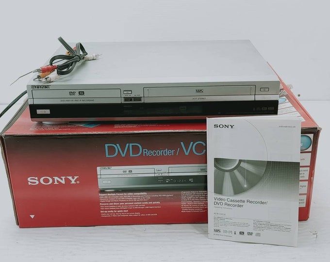 Sony Rdrvx530 Dvd and Vhs Combo Player, Dvd TO Vhs and Vhs TO Dvd