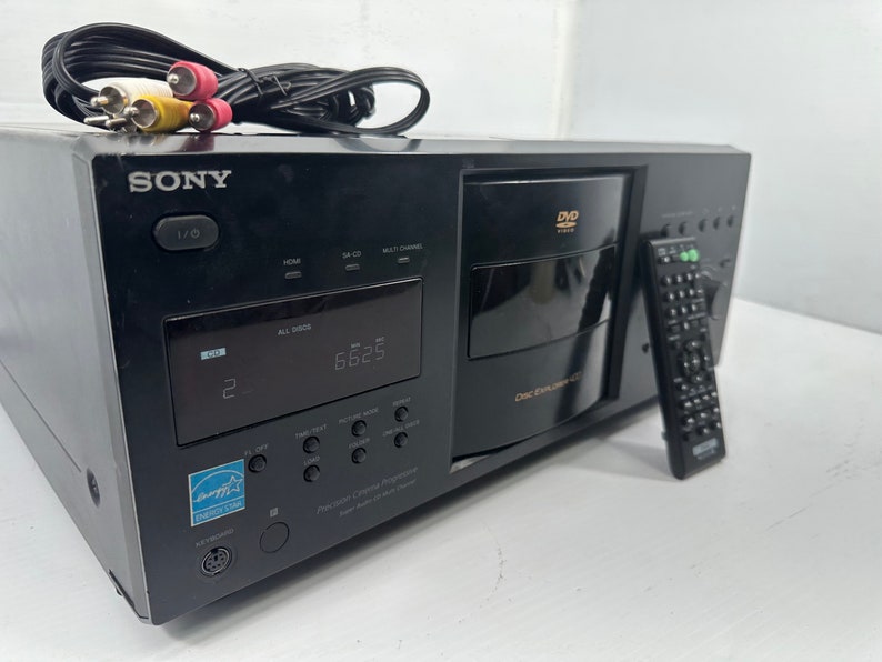 Vintage Pro Refurbsony Dvpcx995v 400 DVD/ CD Changer Player W/remote