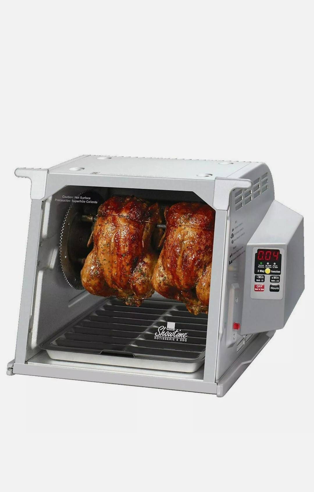 Vintage Ronco Showtime 5000 Platinum Rotisserie BBQ Digital Timer