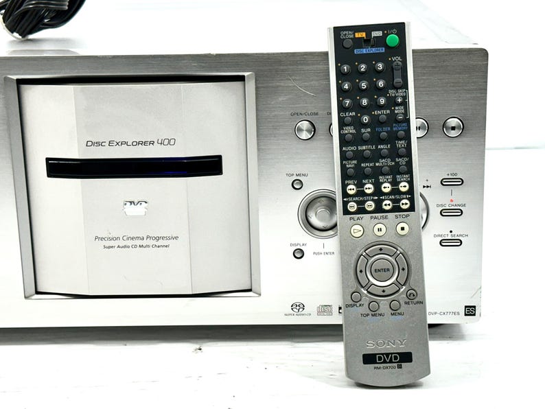 New Replacement Remote Control For Sony DVP-CX995 & DVP-CX995V DVD Changers - Wireless, Black (Tekswamp)
