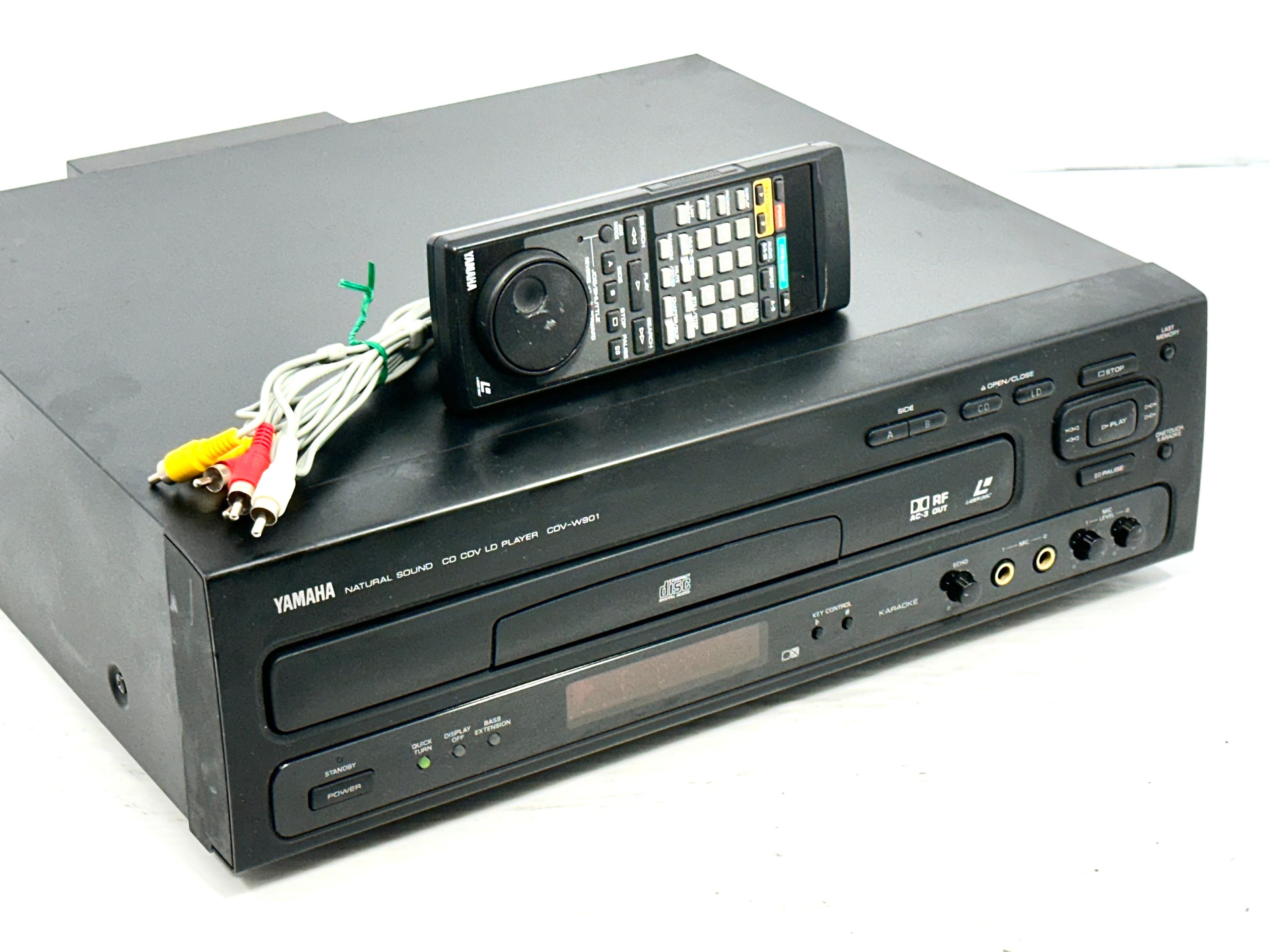 Vintage {pro Refurb} Yamaha Cdv-w901cd Cdv LD Laser Disc Player