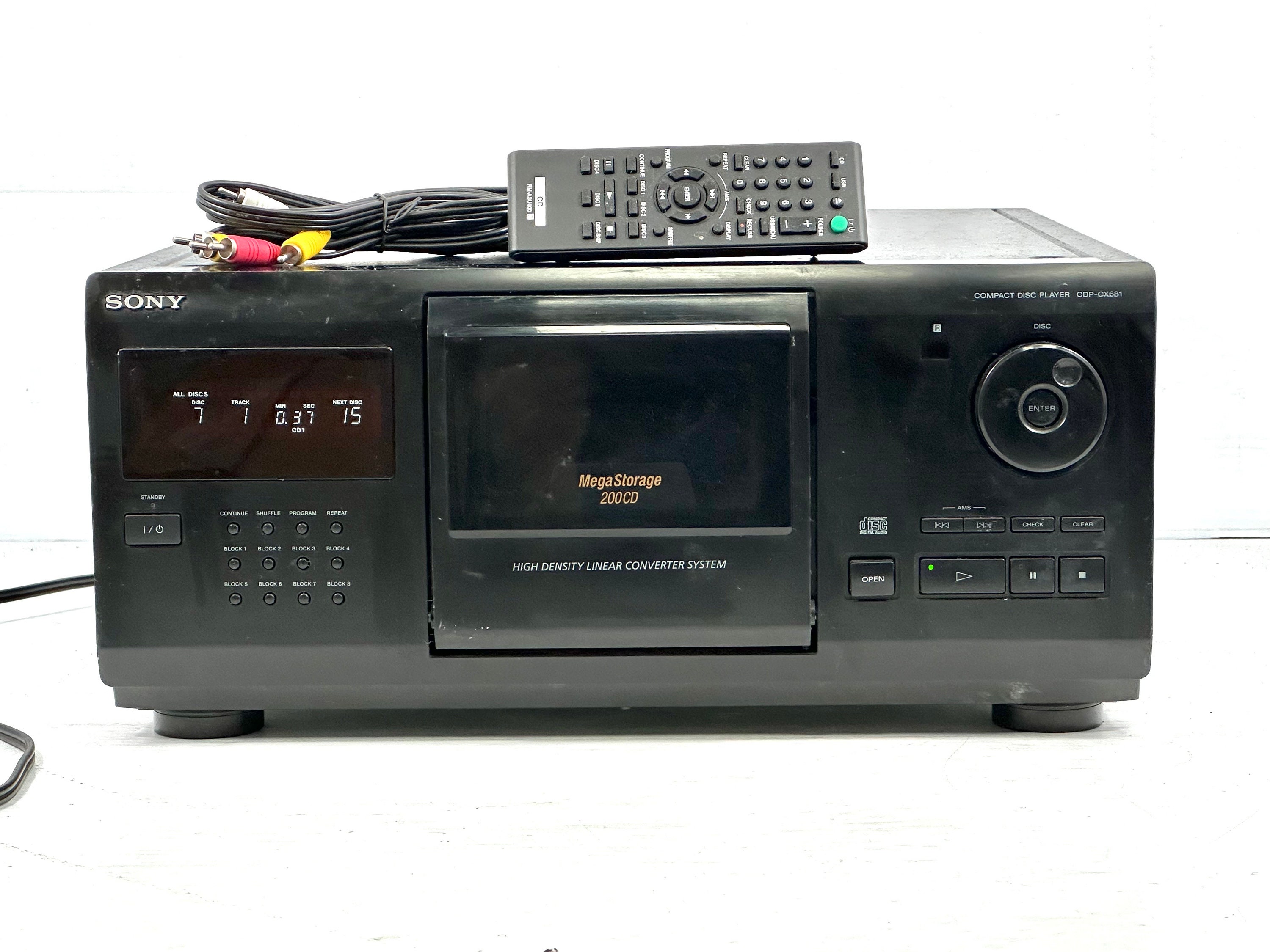 Vintage Pro Refurb Sony CDP-CX681 Mega Storage Jukebox 200