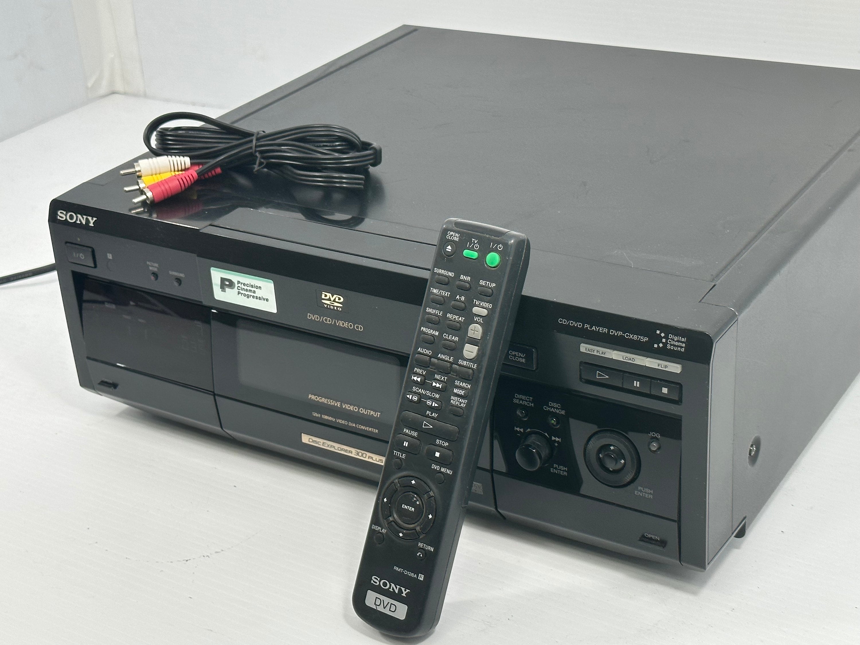 Vintage Sony DVP-CX875P CD/DVD Changer 300-disc With Remote Tested