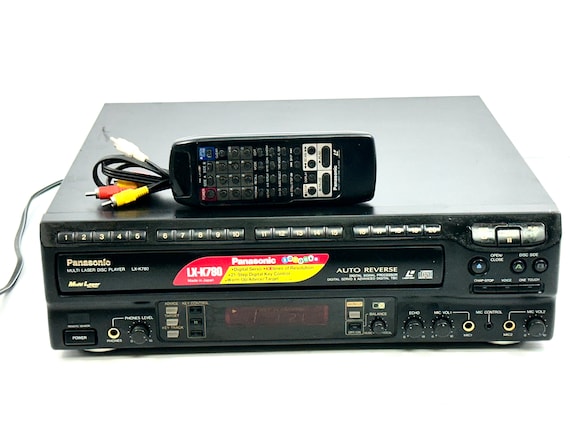 レーザーディスクデジタル化に　Panasonic LX-K700 Vintage PANASONIC LX-K780 Multi-laserdisc Player Karaoke